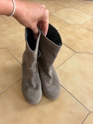 Botas ante piel auténtica t.38