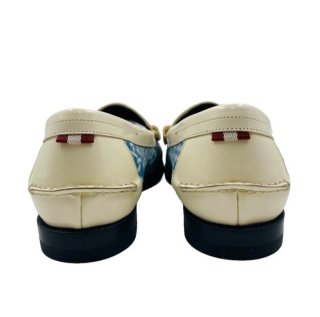 Mocasines Bally Beige y Azul