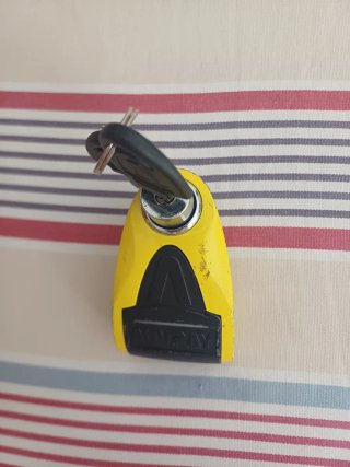 Pinza Antirrobo Disco Moto Alarma