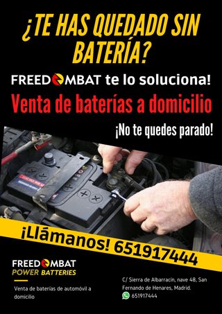 Baterías de coche a domicilio