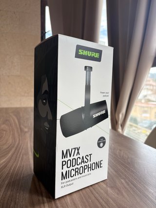 Micrófono Shure MV7X XLR Negro