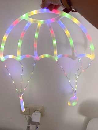 Luz Decorativa Paraguas LED Multicolor