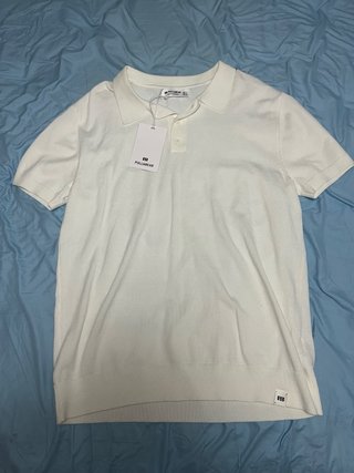 Polo blanco Pull&Bear