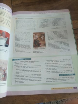 HMC historia del mundo contemporáneo, Bachillerato