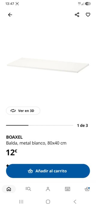 Estanterías y Soportes Boaxel Ikea