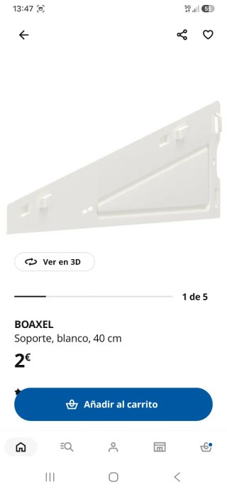 Estanterías y Soportes Boaxel Ikea