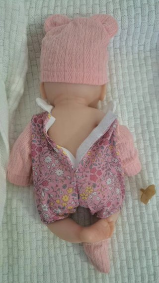 muñeca Reborn de 33cm peso un quilo 99,88