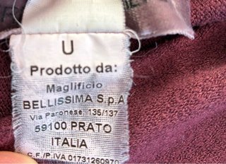 Maglia Serena Barberi prugna