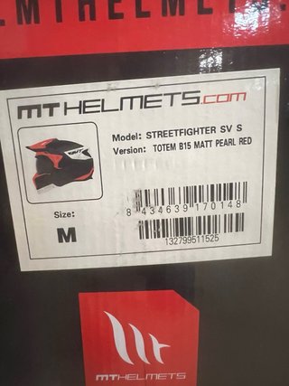 Casco MT STR3 Negro/Rojo