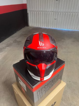 Casco MT STR3 Negro/Rojo