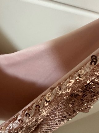 Blusa lentejuelas rose gold
