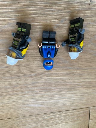 Bomberos y Helicóptero Policía LEGO con figuras