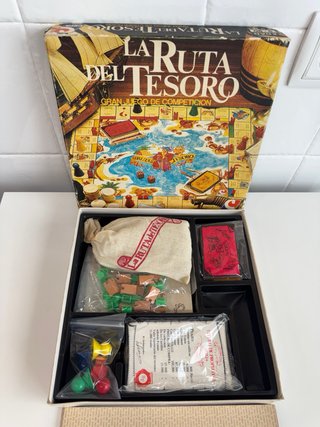 Juego de mesa La Ruta del Tesoro de CEFA, años 80.