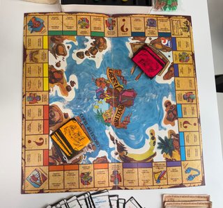 Juego de mesa La Ruta del Tesoro de CEFA, años 80.