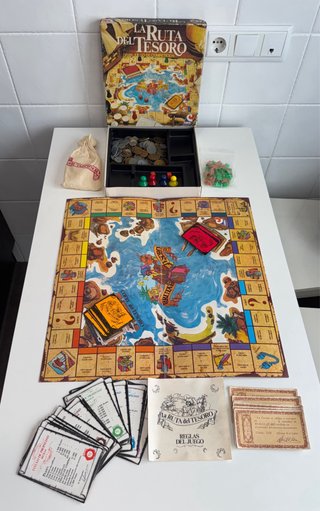 Juego de mesa La Ruta del Tesoro de CEFA, años 80.
