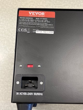 Convertidor de Voltaje VEVOR 3000W