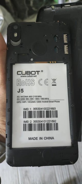 Cubot J5 2GB/16GB funciona | Pantalla rota