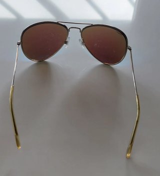 Gafas de sol aviador espejo azul
