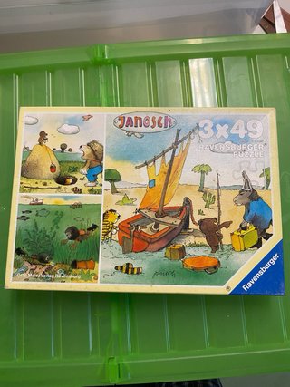 Puzzle Janosch Ravensburger 3x49 Pezzi