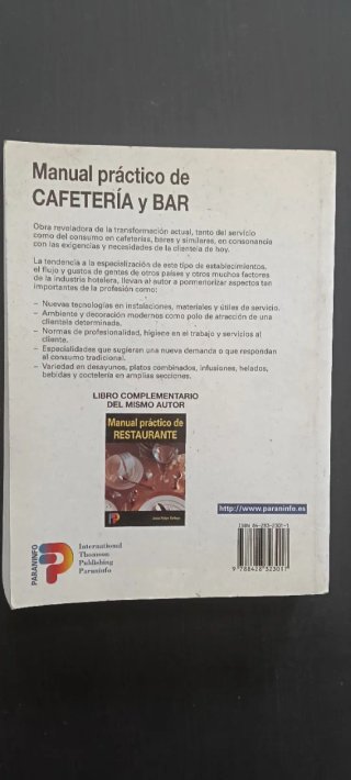 Lote 2 Libros Bar / Coctelería - Manual Cafetería