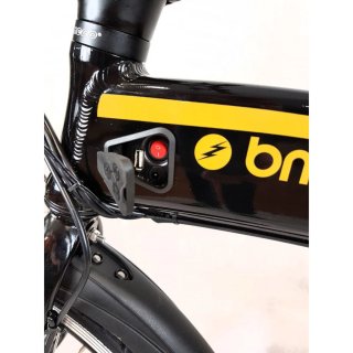 Bicicleta Eléctrica Plegable Negra