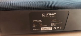 Altavoz Bluetooth DOCKIN 50W Negro