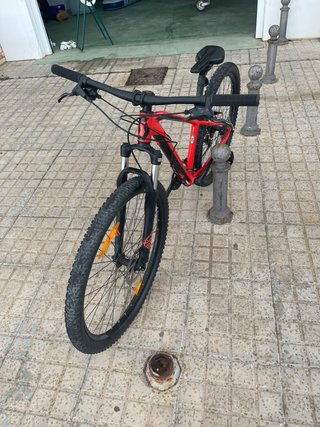 Bicicleta Montaña Scott Roja