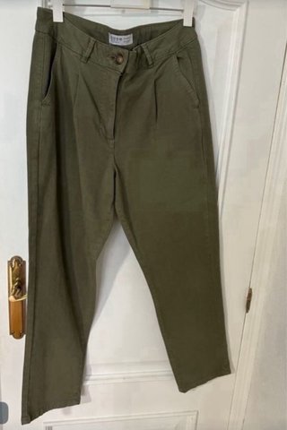 Pantalón mujer verde oliva