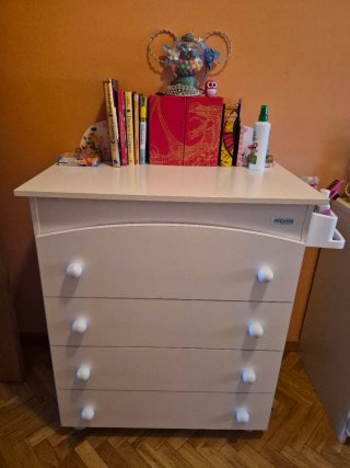 Mueble cambiador micuna y comoda ikea
