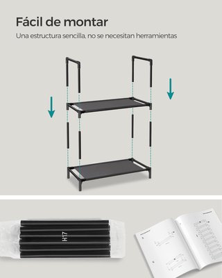 Zapatero SONGMICS 10 Niveles Negro