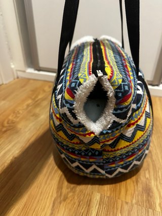 Transportín/ bolsa tela gato multicolor