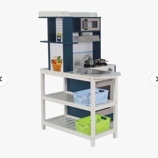 Cocina de madera infantil (cocinita de juguete)