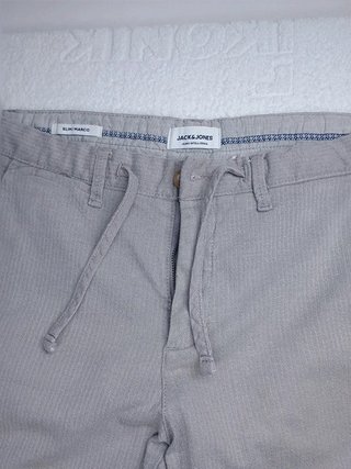 Pantalone Jack Jones Tg46 W32-L32 uomo slim grigio