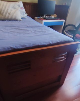 Cama nido con cajones de madera