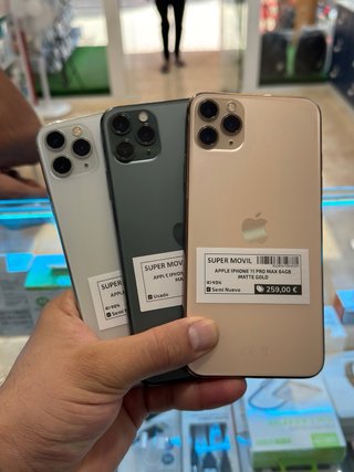 iPhone 11 Pro Max 64GB Dorado/Verde/blanco