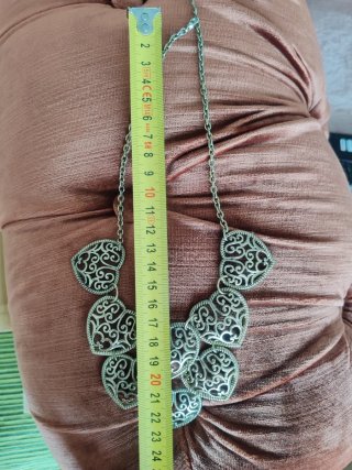 Collar Corazones Dorados