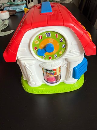 Casita de juguete ABC con bloques