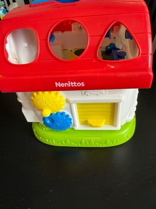 Casita de juguete ABC con bloques