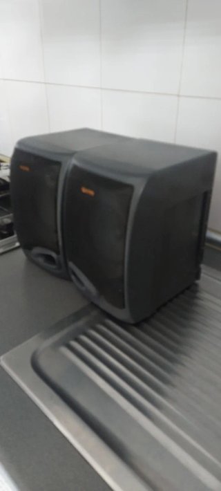 Altavoces Vintage Sanyo Gris