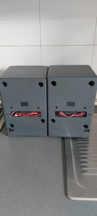 Altavoces Vintage Sanyo Gris