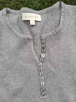 Maglia grigia maniche lunghe