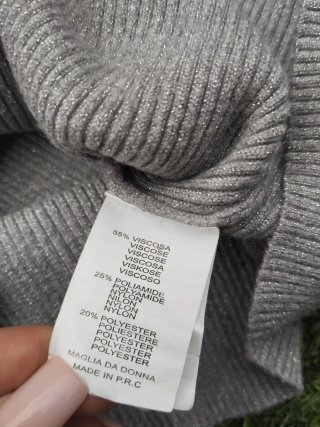 Maglia grigia maniche lunghe