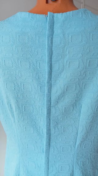 Vestido vintage azul. Talla 40.