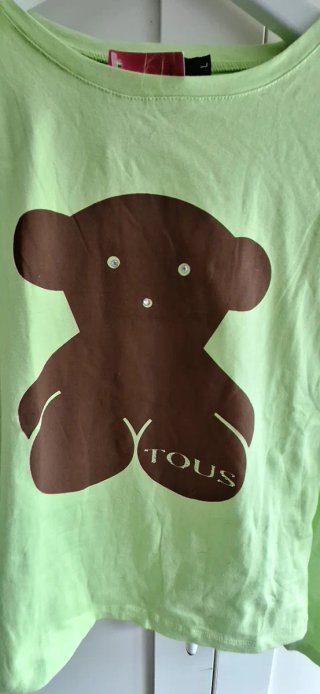 Camiseta Tous Oso Manga Larga T L con etiqueta