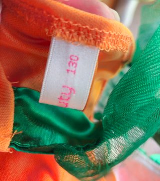 Disfraz Calabaza niña 130