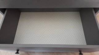 Cómoda/cajonera 3 cajones HAUGA IKEA gris