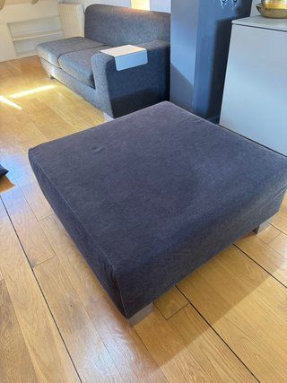 Puff SANCAL diseño tela y metal