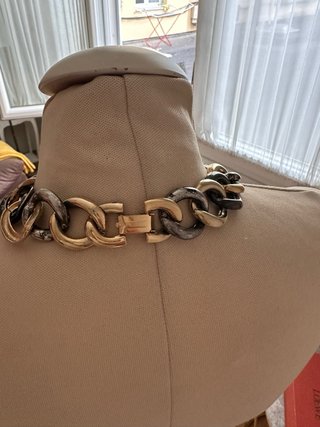 Collar y pendientes antiguos eslabones