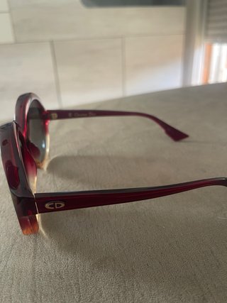 Gafas Christian Dior Marrón y Rojo