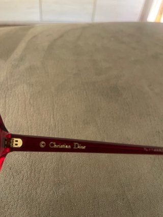 Gafas Christian Dior Marrón y Rojo